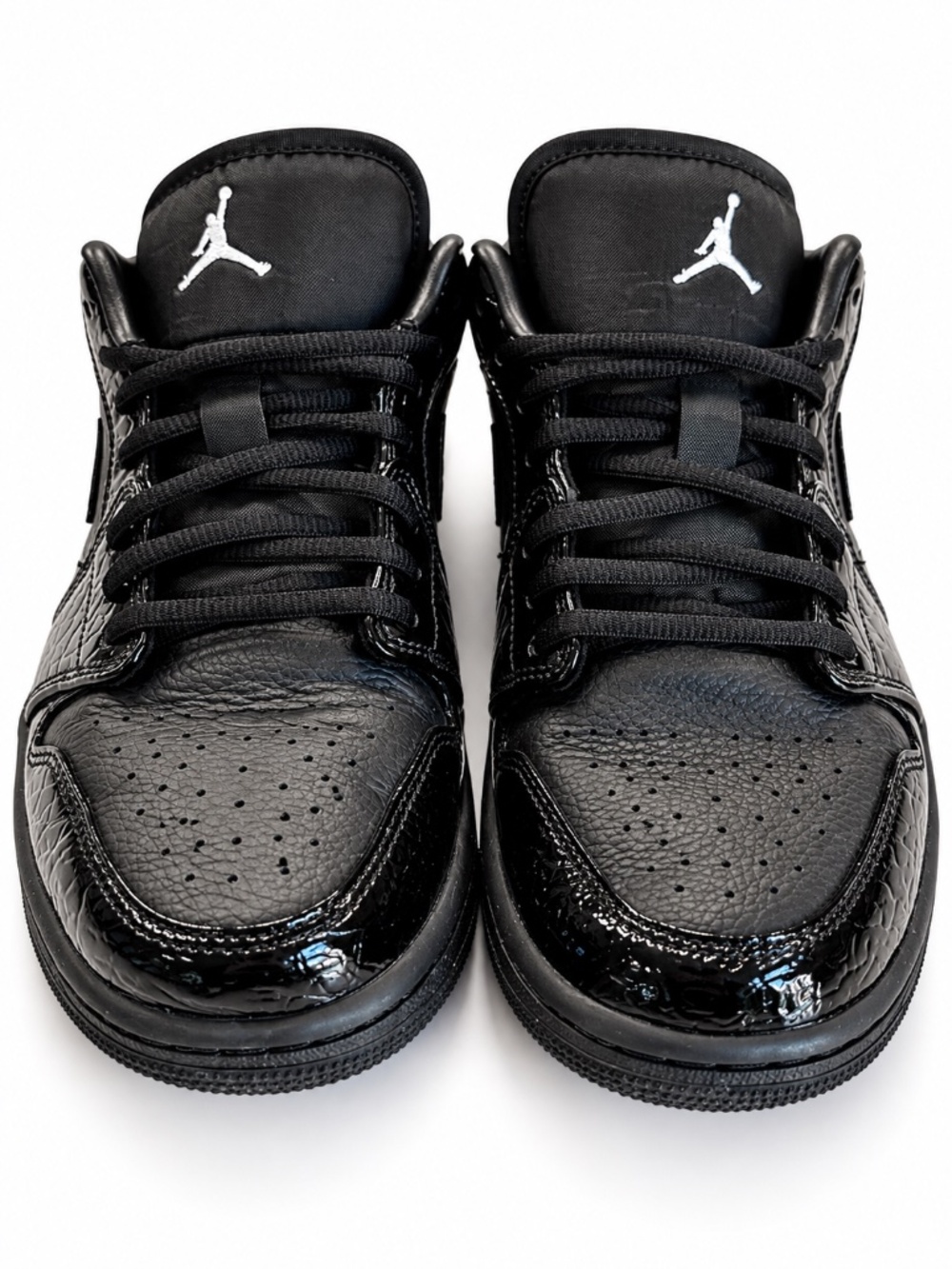 Air Jordan 1 Low SE Black Patent Leather Women’s 9 HJ7743-010
